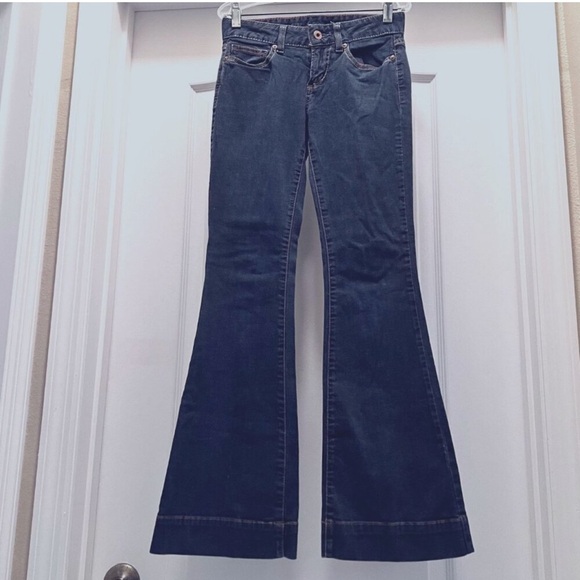 Guess Denim - Guess Charlie Ultra Flare Dark Blue Jeans 26